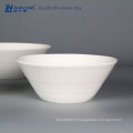 2016 Novo Produto Fine Bone China Puro branco reutilizável em massa Bowl